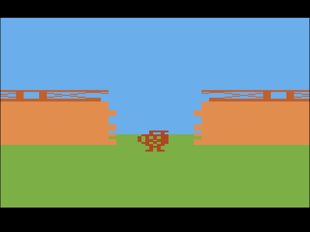 Gameplay of Kool Aid Man for Atari 2600